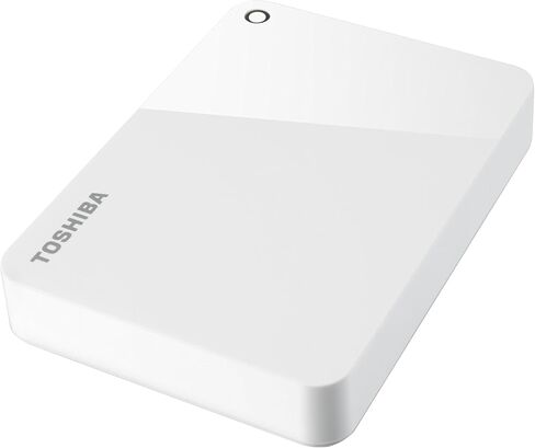 محرك الأقراص الصلبة الخارجي المحمول توشيبا كانفيو أدفانس سعة 3 تيرابايت، USB 3.0، أبيض (HDTC930XW3CA) in Saudi Arabia