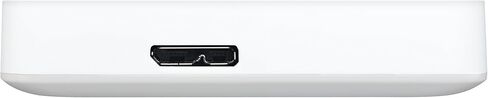 محرك الأقراص الصلبة الخارجي المحمول توشيبا كانفيو أدفانس سعة 3 تيرابايت، USB 3.0، أبيض (HDTC930XW3CA) in Saudi Arabia