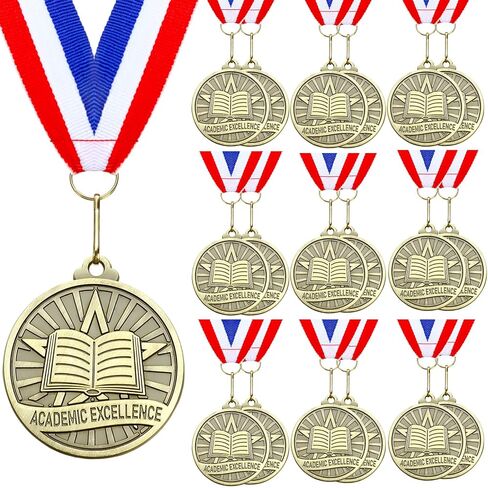 Cunno 20 Pcs 2'' Gold Medals for Awards Winner Encourage Team Participation for Kids Adults Trophy Award Prize Gift Competitions Graduation Party in Saudi Arabia