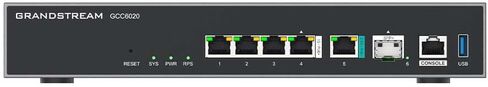Grandstream GCC6020 Built-in IPPBX (50 Users, 16 Concurrent Calls) + Enterprise-Grade Firewall + VPN Router + 1 x 2.5 Gb, 1 x 10 Gig SFP+, 4 x GigE Network Switch in Saudi Arabia