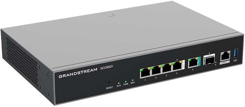 Grandstream GCC6020 Built-in IPPBX (50 Users, 16 Concurrent Calls) + Enterprise-Grade Firewall + VPN Router + 1 x 2.5 Gb, 1 x 10 Gig SFP+, 4 x GigE Network Switch in Saudi Arabia