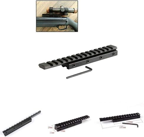 وصلة فتحة جوتيكال منخفضة الحجم Airgun/.22 متوافقة مع السكك الحديدية ويفر Picatinny محول السكك الحديدية نطاق التثبيت... in Kuwait