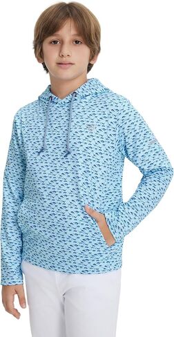 M MAELREG Hoodies Golf Fleece Print Performance Dry Fit Lightweight Athletic Casual Pockets Hooded Pullover Sweatshirts in Saudi Arabia
