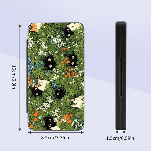 حامل حافظة ألعاب FlyingMage Switch 2 لألعاب Nintendo Switch 2/OLED/Lite وبطاقات Micro SD، حافظة خرطوشة حامل بطاقات الألعاب Cute Kitty Switch2 مع 24 فتحة لتخزين بطاقات الألعاب - قطة خضراء in Kuwait