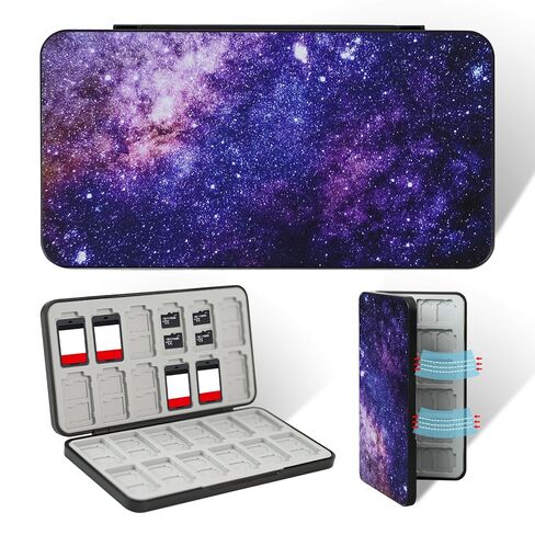 حامل حافظة ألعاب FlyingMage Switch 2 لألعاب Nintendo Switch 2/OLED/Lite وبطاقات Micro SD، حافظة خرطوشة حامل بطاقات الألعاب Cute Kitty Switch2 مع 24 فتحة لتخزين بطاقات الألعاب - قطة خضراء in Kuwait