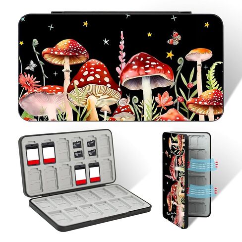 حامل حافظة ألعاب FlyingMage Switch 2 لألعاب Nintendo Switch 2/OLED/Lite وبطاقات Micro SD، حافظة خرطوشة حامل بطاقات الألعاب Cute Kitty Switch2 مع 24 فتحة لتخزين بطاقات الألعاب - قطة خضراء in Kuwait