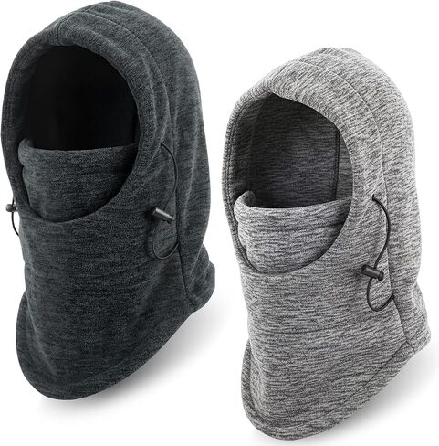 Boao 2 Pack Balaclava Ski Face Mask for Men Women Windproof Ski Mask Full Face Winter Sports Warmer Cap in Saudi Arabia