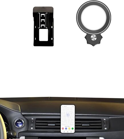 Car Phone Holder for Lexus CT200h 2011-2017 Accessories Compatible with MagSafe Hands-Free 360 Degree Rotation Adjustable Cell Phone Mount Does Not Affect Air Vent in Saudi Arabia