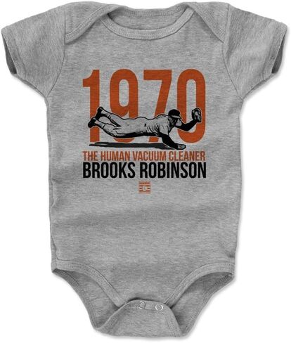 500 LEVEL Brooks Robinson Baby Clothes - Brooks Robinson Catch in Saudi Arabia