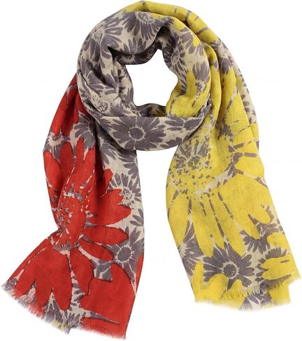 Merino Wool Scarf for Men | 100% Pure Wool Solid Color Double-Sided Reversible Design Soft Lightweight Winter Scarves in Kuwait