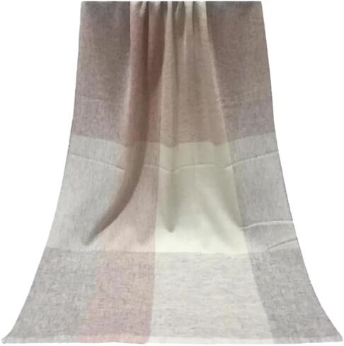 Merino Wool Scarf for Men | 100% Pure Wool Solid Color Double-Sided Reversible Design Soft Lightweight Winter Scarves in Kuwait