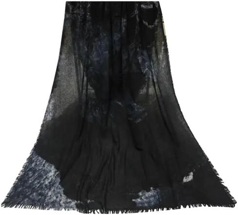Merino Wool Scarf for Men | 100% Pure Wool Solid Color Double-Sided Reversible Design Soft Lightweight Winter Scarves in Kuwait