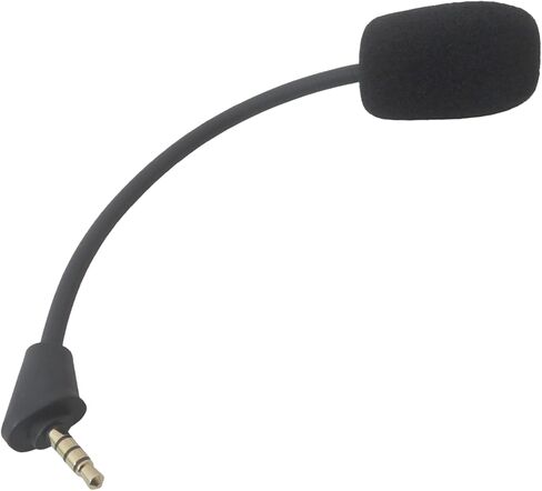 ميكروفون بديل لسماعة الألعاب متوافق مع سماعة الرأس اللاسلكية Kingston HyperX Cloud II، ميكروفون إلغاء الضوضاء في اللعبة يعمل من أجل Nintendo-do Switch P-S5 P-S4 X-Box One X-Box Series X & S in Kuwait