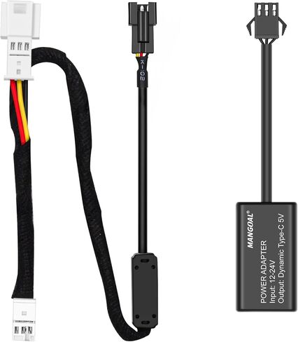 Dash Cam Power Adapter for Mercedes Benz with 4-Pin Rain Sensor – Hidden Cable Kit for GPS Radar Mirror Camera, Plug & Play Fits All Mercedes Benz Models with 4-Pin Rain Sensor Port in Saudi Arabia