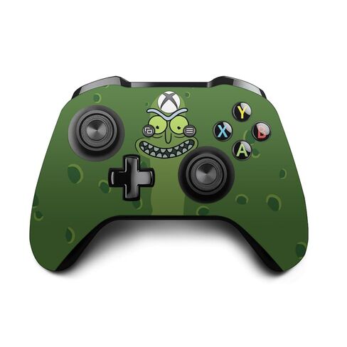 Head Case Designs Officially Licensed Rick And Morty Pickle Rick Graphics Vinyl Sticker Gaming Skin Decal Cover Compatible With Xbox One S Console and Controller Bundle in Saudi Arabia