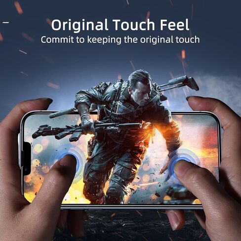 واقي شاشة للخصوصية من ruwa لهاتف iPhone 13/13 Pro/14/16e [3 عبوات] [6.1 بوصة] شاشة عرض فيلم من الزجاج المقسى مع إطار سهل التركيب، فائق الدقة، صلابة 9H، مقاوم للخدش، صديق للحافظة in Kuwait