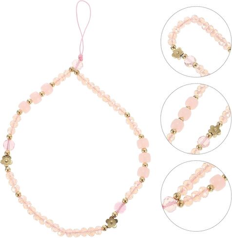 Beaded Phone Lanyard, Phone Wrist Strap Mobile Phone Strap Hanging Cell Phone Charm Phone Wrist Rope For Phone Decoration in Saudi Arabia