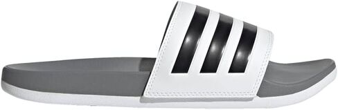 adidas Adult Adilette Comfort Slides Core Black/White/Core Black 8 in Saudi Arabia