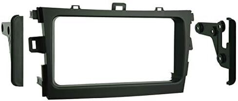 Harmony Audio HA-701761 متوافق مع Toyota Corolla 2009-2011 Factory Stereo to Aftermarket Radio Harness وMetra 95-8223 Double DIN مجموعة أدوات التثبيت in Kuwait