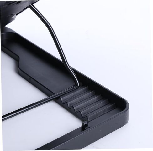 قاعدة تبريد للكمبيوتر المحمول مع 5 مراوح تعمل بمنفذ USB، حامل تبريد متعدد الزوايا قابل للتعديل لأجهزة الكمبيوتر المحمول، قاعدة مبدد حراري مضادة للانزلاق مناسبة للألعاب والاستخدام المكتبي in Kuwait