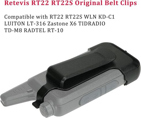 Retevis RT22 Two Way Radio(10 Pack) Bundle with Belt Clip(10 Pack),Rechargeable Walkie Talkies Long Range with 10 Way Gang Charger,Charging Progress Bar,Workplace Organization in Saudi Arabia