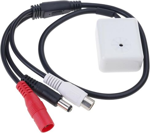 الميكروفونات شاشات الصوت بيك اب الأمن DC5V-12V أنثى محول لكاميرات المراقبة CCTV الأمن ميكروفونات مانعة لتسرب الماء in Kuwait