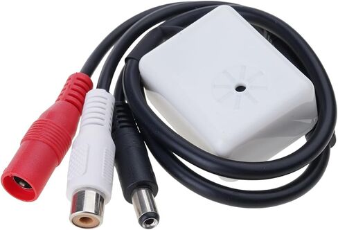 الميكروفونات شاشات الصوت بيك اب الأمن DC5V-12V أنثى محول لكاميرات المراقبة CCTV الأمن ميكروفونات مانعة لتسرب الماء in Kuwait