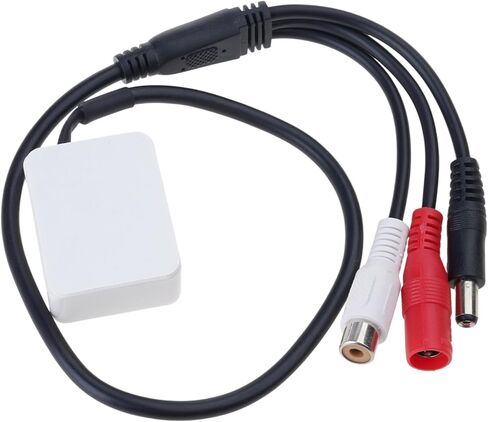 الميكروفونات شاشات الصوت بيك اب الأمن DC5V-12V أنثى محول لكاميرات المراقبة CCTV الأمن ميكروفونات مانعة لتسرب الماء in Kuwait