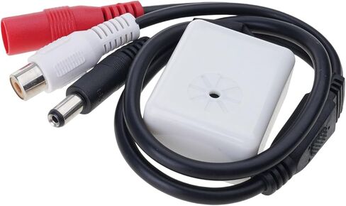 الميكروفونات شاشات الصوت بيك اب الأمن DC5V-12V أنثى محول لكاميرات المراقبة CCTV الأمن ميكروفونات مانعة لتسرب الماء in Kuwait