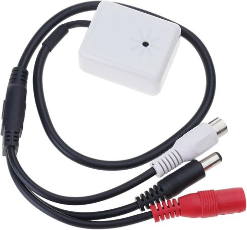 الميكروفونات شاشات الصوت بيك اب الأمن DC5V-12V أنثى محول لكاميرات المراقبة CCTV الأمن ميكروفونات مانعة لتسرب الماء in Kuwait