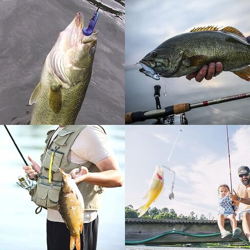 OROOTL Fishing Spinnerbait Wire with Colorado Blade Spin Fishing Lure Making Supplies Spinner Shaft DIY Bass Fishing Lure Spinnerbait Blades Accessories in Saudi Arabia