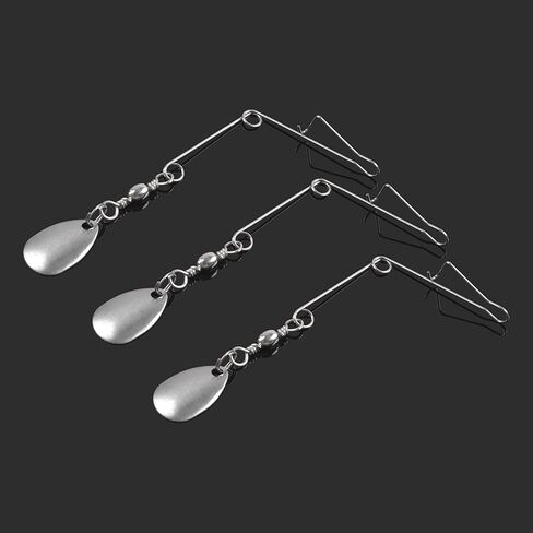 OROOTL Fishing Spinnerbait Wire with Colorado Blade Spin Fishing Lure Making Supplies Spinner Shaft DIY Bass Fishing Lure Spinnerbait Blades Accessories in Saudi Arabia