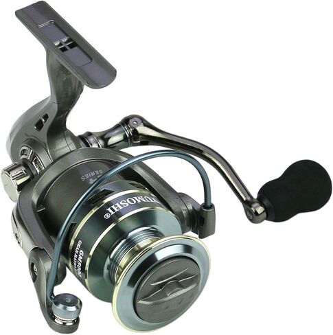 بكرات الصيد الدوارة، سلسلة GM1000-5000، خفيفة الوزن، نسبة تروس 5.2:1 لصيد الأسماك في المياه المالحة أو المياه العذبة، محامل معدنية in Kuwait