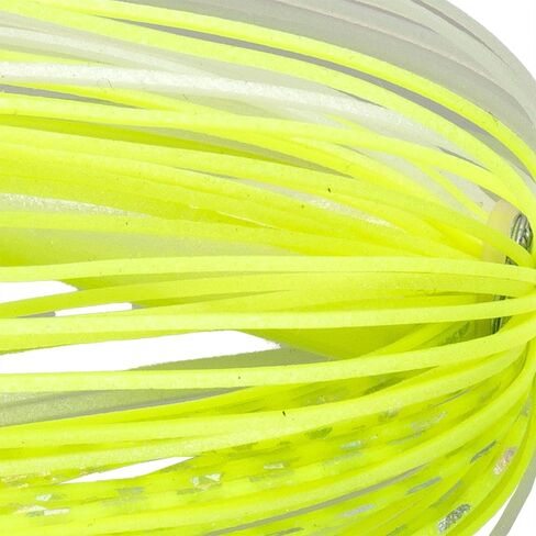 Strike King (TGHCSB12CW-203) Tour Grade Heavy Cover Spinnerbait Fishing Lure, 1/2-Ounce, Size 5/0 Gamakatsu Siwash Hook, Colorado/Willow Blades, Contoured Head, Hand-Tied Skirt, Chartreuse White in Saudi Arabia