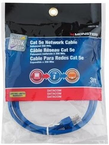 كابل CAT-5E 3 بوصة أزرق in Kuwait