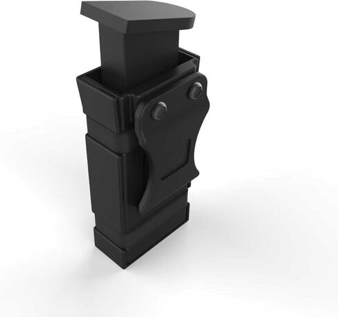 Universal Magazine Pouch IWB/OWB Single Stack Holder for 9mm 357.40 .45 Caliber Tactical Mag Holster Black in Saudi Arabia