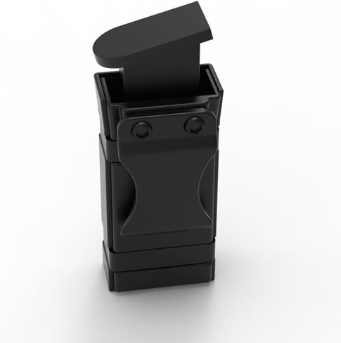 Universal Magazine Pouch IWB/OWB Single Stack Holder for 9mm 357.40 .45 Caliber Tactical Mag Holster Black in Saudi Arabia