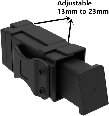 Universal Magazine Pouch IWB/OWB Single Stack Holder for 9mm 357.40 .45 Caliber Tactical Mag Holster Black in Saudi Arabia