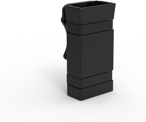 Universal Magazine Pouch IWB/OWB Single Stack Holder for 9mm 357.40 .45 Caliber Tactical Mag Holster Black in Saudi Arabia