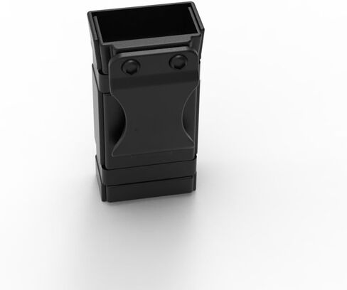 Universal Magazine Pouch IWB/OWB Single Stack Holder for 9mm 357.40 .45 Caliber Tactical Mag Holster Black in Saudi Arabia