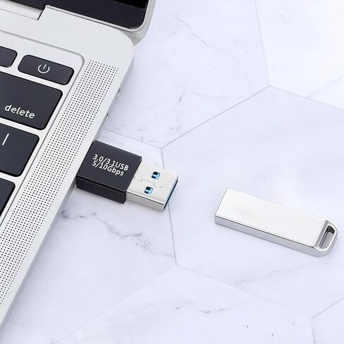 2 حزمة محول USB ذكر إلى ذكر، USB 3.1 نوع A لكتابة محول، موصل تمديد عالي السرعة للسائق الصلب، الكمبيوتر المحمول، مشغل DVD، الشاشة، الكاميرا، أسود in Kuwait