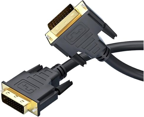High Speed DVI Cable 1M,1.8M,2M,3M Gold Plated Plug Male-Male DVI TO DVI Kable 1080p For LCD DVD HDTV XBOX(2.0M) in Saudi Arabia