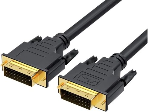 High Speed DVI Cable 1M,1.8M,2M,3M Gold Plated Plug Male-Male DVI TO DVI Kable 1080p For LCD DVD HDTV XBOX(2.0M) in Saudi Arabia
