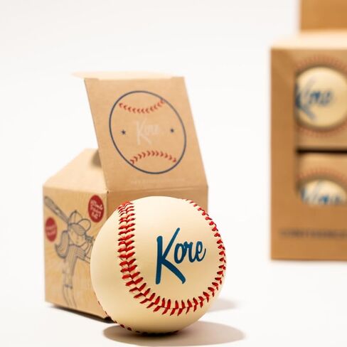Kore Soft Baseball – Hand-Stitched Real Feel Foam Baseballs | Safe Indoor & Outdoor Practice Ball for Backyard Play | Baseball Gift or Desk Toy | Stocking Stuffer | Party Favors | (4) in Saudi Arabia