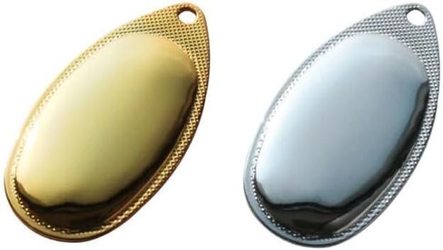 50pcs Silver/Gold Steel Smooth Premium Finish French Spinner Blades Size 31 * 18mm in Saudi Arabia