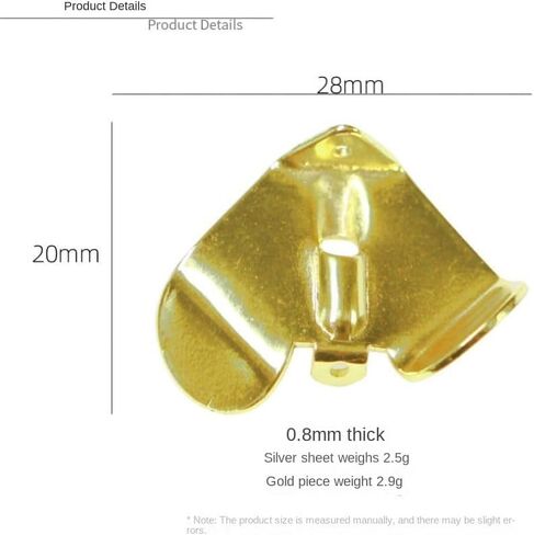 50pcs Buzzer Spinner Blades, Thickened Stainless Steel Delta Blades for Buzzbaits Surface Lures Size 20 * 28mm in Saudi Arabia