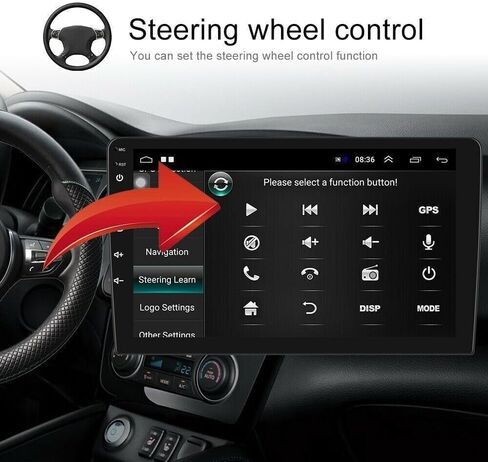 Android 13.0 Double Din Car Stereo - 7 Inch Touch Screen Car Radio Android Auto CarPlay Car Audio Multimedia Receiver with GPS ＆ Backup Camera Bluetooth for Fiat 500 2016-2019 in Saudi Arabia