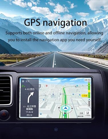 STAPON 13 بوصة شاشة 2K 4 + 64 جيجابايت وحدة رأس السيارة أندرويد سيارة ستيريو دعم carplay أندرويد مرآة أوتوماتيكية رابط التوجيه التحكم في تحديد المواقع والملاحة شاشة تعمل باللمس in Kuwait