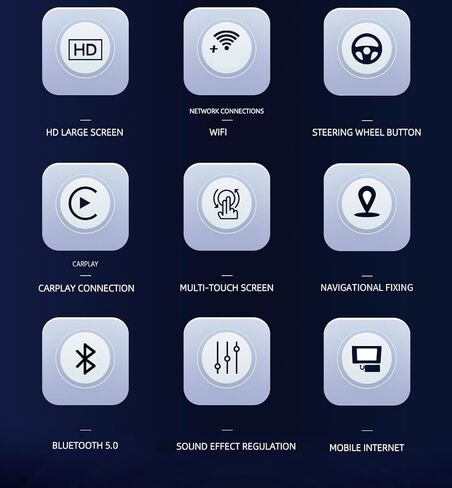 STAPON 13 بوصة شاشة 2K 4 + 64 جيجابايت وحدة رأس السيارة أندرويد سيارة ستيريو دعم carplay أندرويد مرآة أوتوماتيكية رابط التوجيه التحكم في تحديد المواقع والملاحة شاشة تعمل باللمس in Kuwait