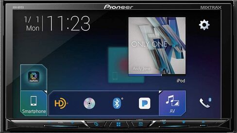 Pioneer 7 inches Built-in Bluetooth - In-Dash CD/DVD/DM Receiver - Black (Renewed) in Saudi Arabia